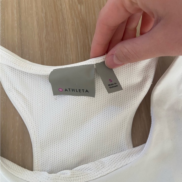 Athleta White Tank Top - Picture 2 of 6